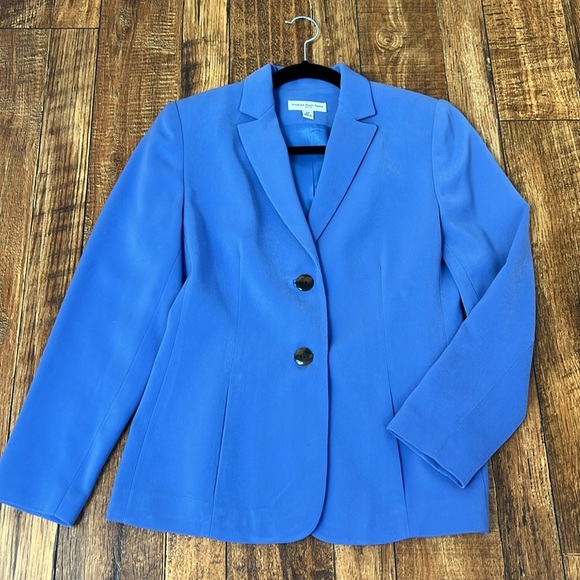 Vintage Amanda Smith periwinkle blazer 2P - Picture 4 of 6